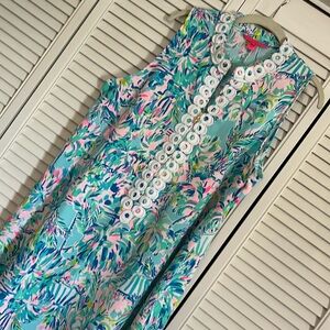 Lily Pulitzer Jane shift zip front dress size 16